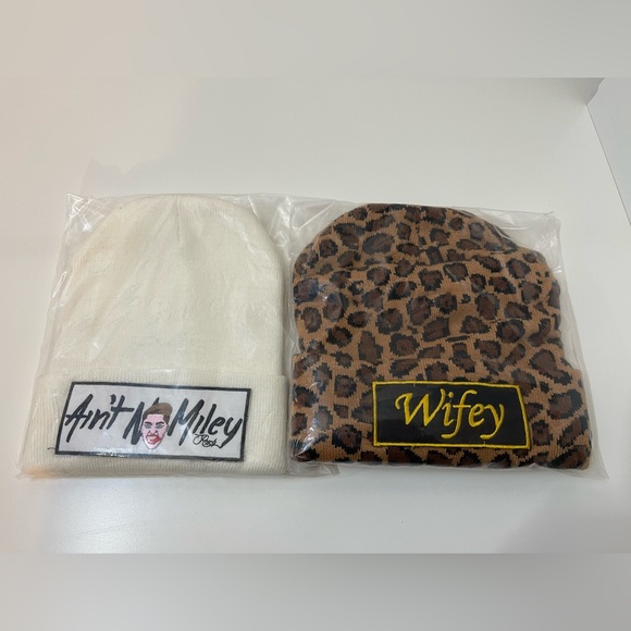 Animal Print “Wifey” & The RXch Beanie Set (2) - Picture 3 of 12